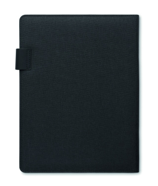 Logotrade liikelahja tuotekuva: A4-kansio ja langaton laturi