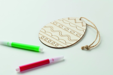 Logo trade liikelahjat tuotekuva: Puinen munamaalaussetti