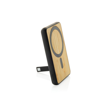 Logo trade liikelahja mainoslahja tuotekuva: Zen RCS 5000 mah 5W magneettinen bambu virtalähde