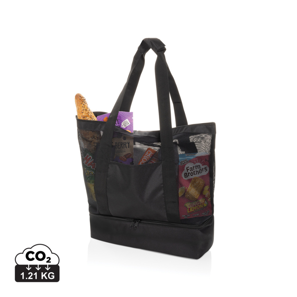 Logotrade liikelahjat kuva: Iqlo Aware™ RPET 2-in-1 tote kylmälaukku