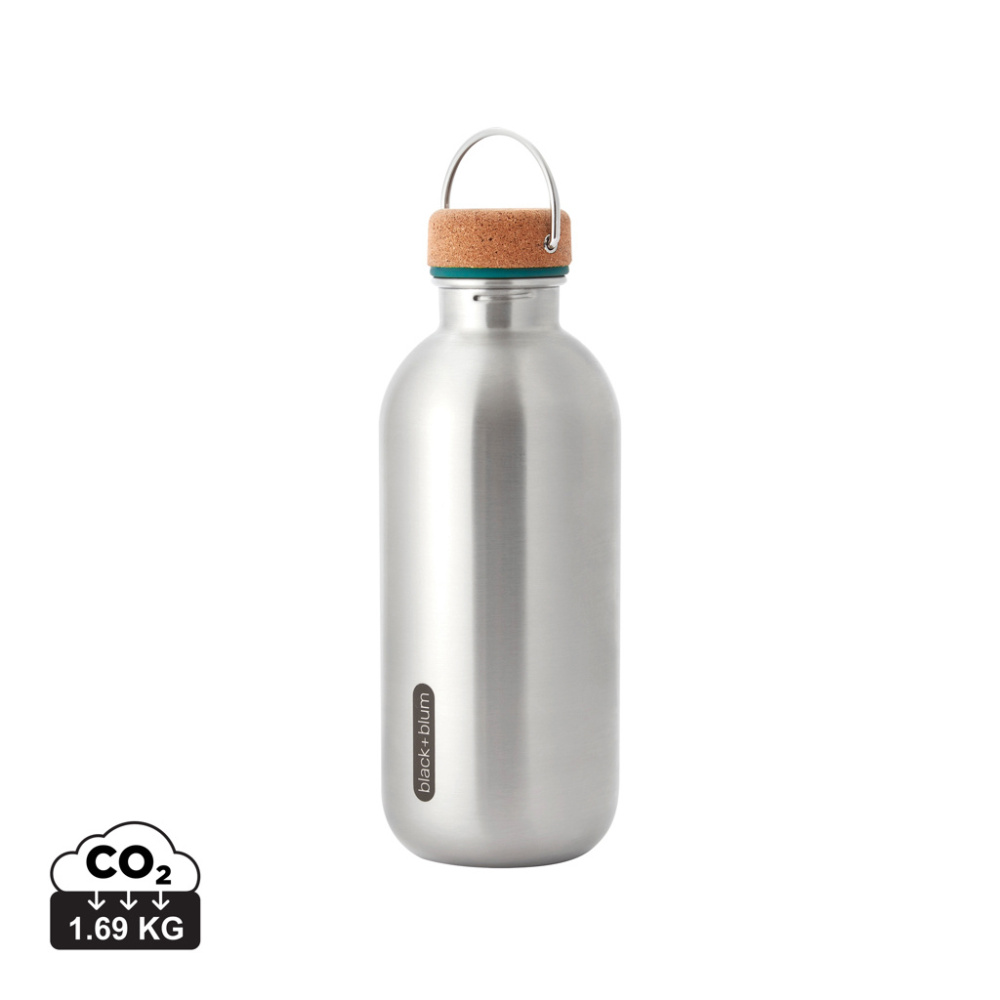 Logotrade liikelahja tuotekuva: Black+Blum teräksinen vesipullo 600ml