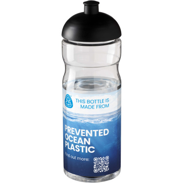 Logo trade mainostuotet tuotekuva: H2O Active® Eco Base 650 ml -urheilujuomapullo kupukannella