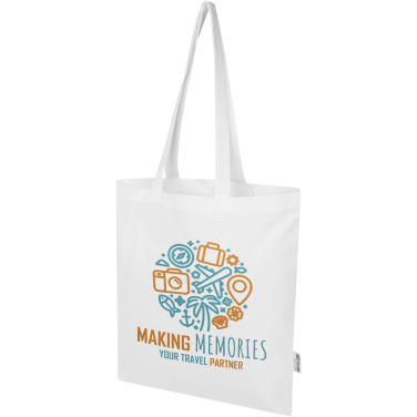 Logo trade liikelahjat tuotekuva: Madras Blend 140 g/m²:n GRS-kierrätetystä puuvillasta valmistettu 7 l:n kassi
