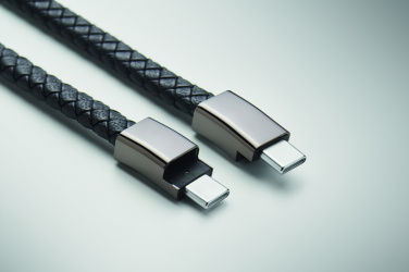 Logo trade liikelahja mainoslahja tuotekuva: Punottu rannekaapeli tyyppi-C