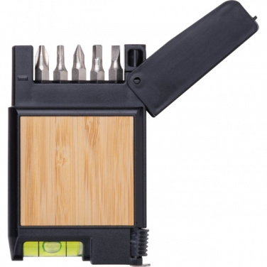 Logo trade liikelahjat mainoslahjat kuva: 3 metrin mittanauha ja vatupassi HALIFAX