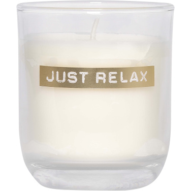 Logotrade mainoslahjat ja liikelahjat tuotekuva: Wellmark Discovery 250 ml:n käsisaippua-annostelija ja 150 g:n tuoksukynttiläsetti