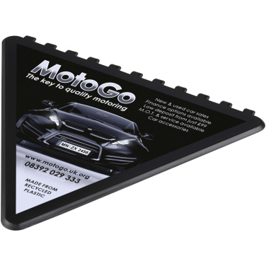 Logo trade liikelahja kuva: Frosty triangular recycled plastic ice scraper