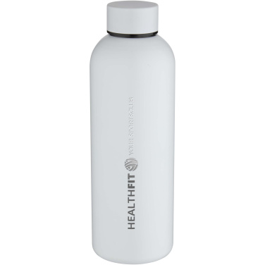 Logo trade mainoslahja kuva: Spring 750 ml:n RCS-kierrätetty, yksiseinäinen, ruostumattomasta teräksestä valmistettu vesipullo, eristämätön