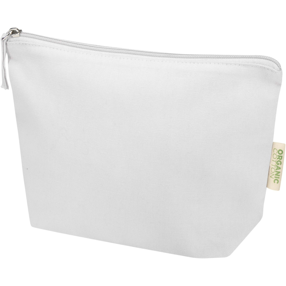 Logotrade liikelahjat mainoslahjat tuotekuva: Odisha 180 g/m²:n OCS-sertifioitu toilettilaukku tilavuus 1 litra
