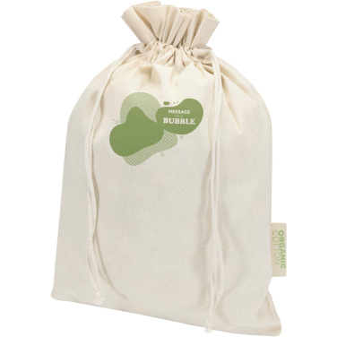 Logotrade mainoslahjat ja liikelahjat tuotekuva: Odisha 140 g/m²:n OCS-sertifioitu lahjapussi – 42 x 30 cm