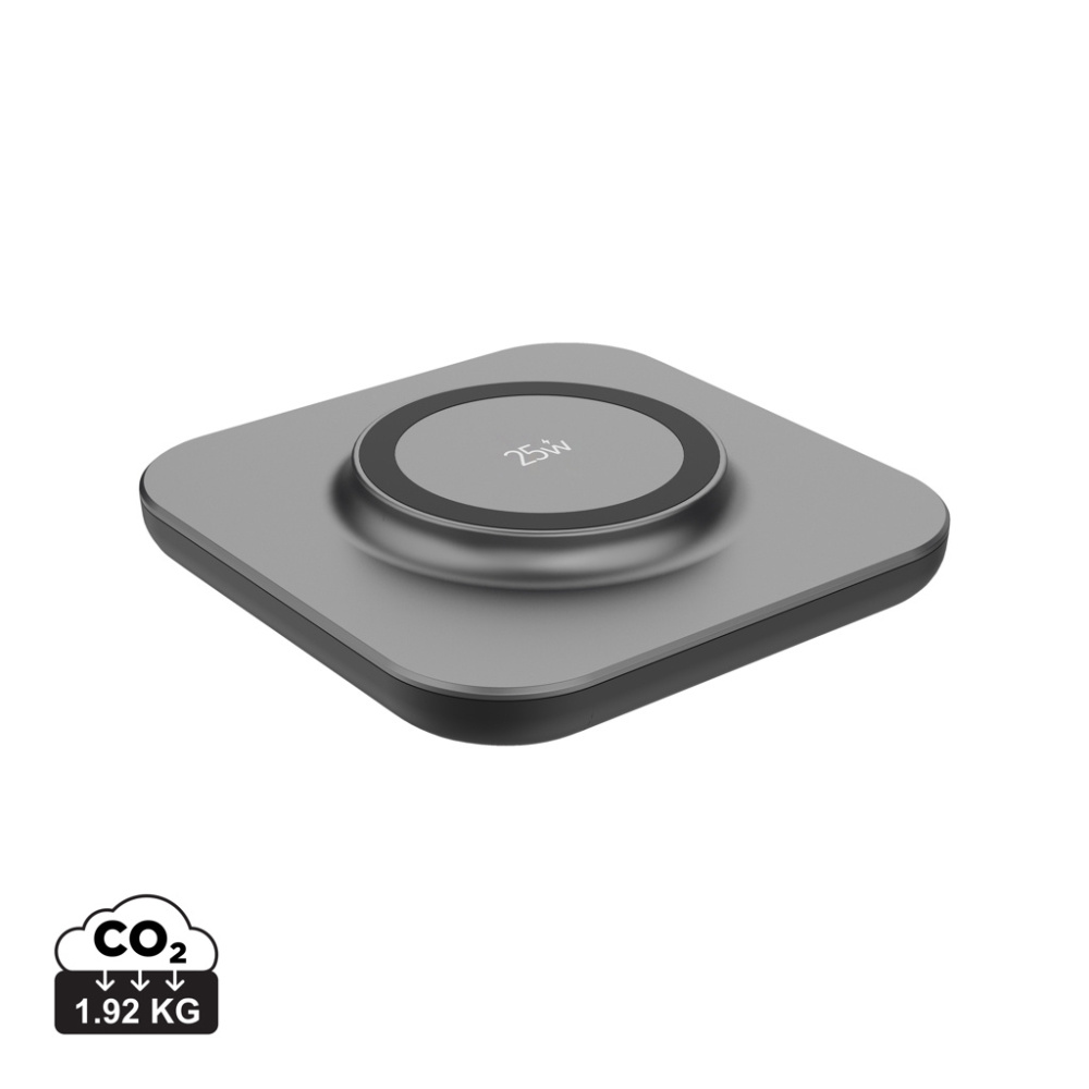 Logotrade liikelahja mainoslahja kuva: Quantum ultra-nopea 25 W magneettinen langaton latausalusta