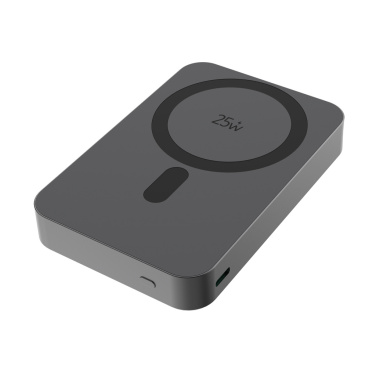 Logo trade liikelahja kuva: Quantum ultra-nopea 10 000 mAh magneettinen 25 W powerbank.