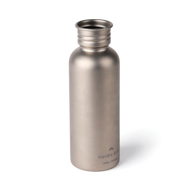 Logo trade liikelahja mainoslahja tuotekuva: Nordic Drift Trail -ultrakevyt titaanijuomapullo 600 ml