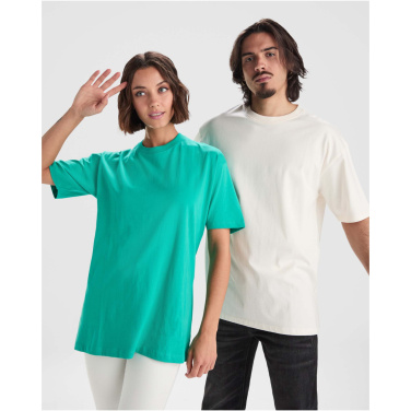 Logo trade mainoslahja kuva: Bull, lyhythihainen, ylikokoinen unisex-t-paita
