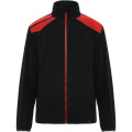 Terrano microfleece-takki, unisex, Musta / Punainen