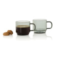 AdHoc Impact -espressokupit 70 ml, 2 kpl:n sarja, läpinäkyvä