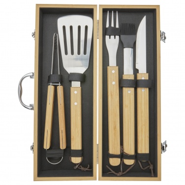 Logotrade dovana nuotrauka: Churras 5 dalių BBQ rinkinys