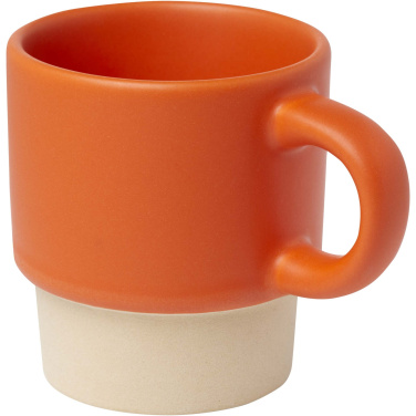Logotrade firminės dovanos nuotrauka: Olympia 130 ml sukraunamas expresso puodelis moliniu dugnu