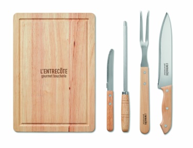 Logotrade firminės dovanos nuotrauka: 4 BBQ Grilio priedų rinkinys