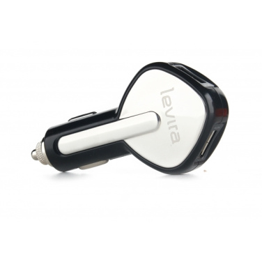 Logotrade reklaminiai produktai nuotrauka: Dvigubas USB automobilinis įkroviklis