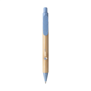 Logotrade firminės dovanos nuotrauka: Bamboo Wheat Pen kviečių šiaudų tušinukas
