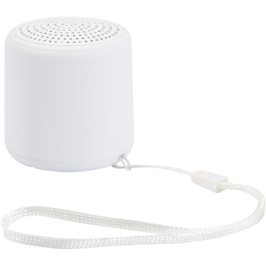 Logotrade firminės dovanos nuotrauka: „Velkis“ 3 W perdirbto plastiko belaidis „Bluetooth®“ garsiakalbis