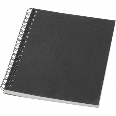 Logotrade biznesa dāvanas foto: Desk-Mate® A6 krāsu spirālveida piezīmju grāmatiņa