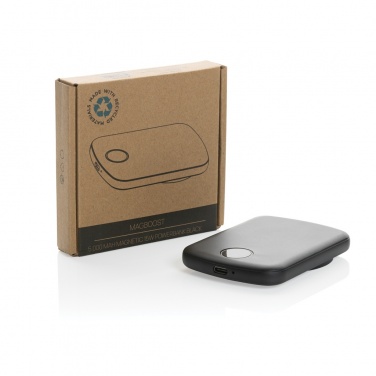 Logotrade Ideja dāvanas foto: MagBoost RCS pārstrādāta plastmasas 5000 mah magnētiskā jaudas banka