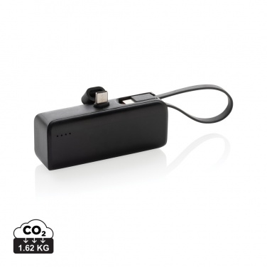 Logotrade Ideja dāvanas foto: Powerlink RCS rplastic 3000 mah powerbank USB C savienotājs