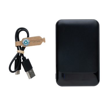 Logotrade dāvanas foto: RCS pārstrādāta plastmasas 5000 mAh jaudas banka