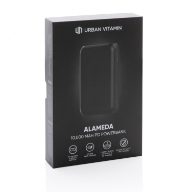 Logotrade korporatīvās dāvanas foto: Urban Vitamin Alameda 10 000 mAh 18W PD barošanas bloks