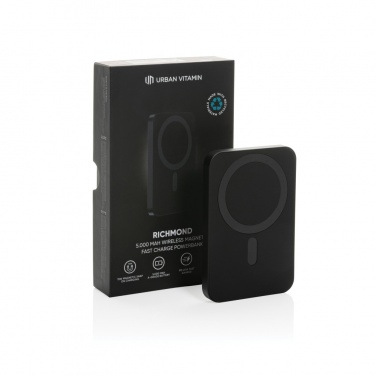 Logotrade dāvanas foto: Urban Vitamin Richmond RCS plastmasas/alu 5000mah jaudas banka