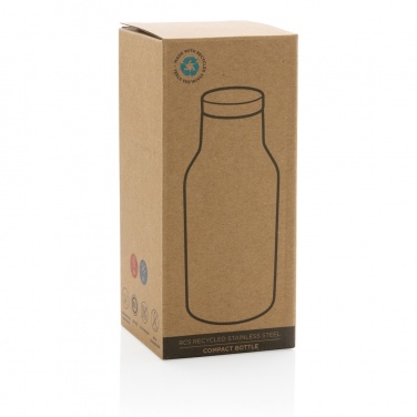 Logotrade korporatīvās dāvanas foto: RCS Pārstrādāta nerūsējošā tērauda kompakta pudele