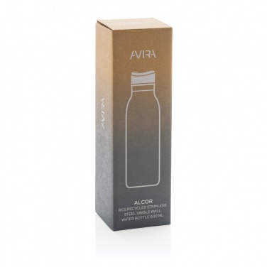 Logotrade dāvanas foto: Avira Alcor RCS Re-steel vienas sienas ūdens pudele 600 ML