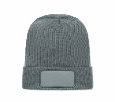 Logotrade korporatīvās dāvanas foto: Unisex beanie RPET poliestera