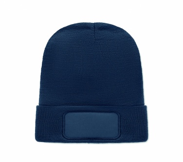 Logotrade korporatīvās dāvanas foto: Unisex beanie RPET poliestera