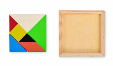 Logotrade Ideja dāvanas foto: Tangram puzle kokā