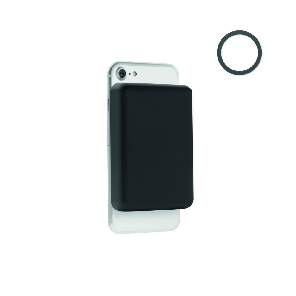 Logotrade korporatīvās dāvanas foto: Magnētiskais bezvadu lādētājs 15W, 5000 mAh