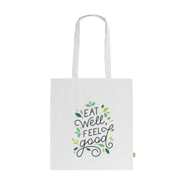 Logotrade Ideja dāvanas foto: Organiskās kokvilnas Shopper maisiņš (140 g/m²).