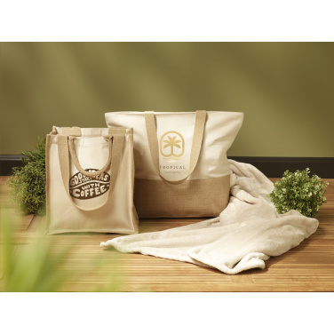 Logotrade korporatīvās dāvanas foto: Cancun Beachbag organiskā kokvilna (320 g/m²)