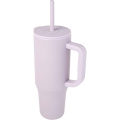 Brady 900 ml RCS sertificēta izolēta glāze ar silikona salmiņu, Ceriņš