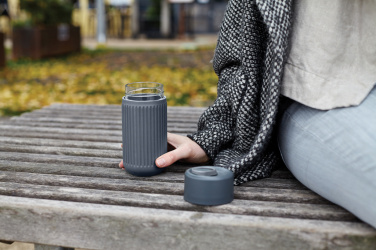 Logotrade Ideja dāvanas foto: Black+Blum stikla ceļojumu krūze 340 ml