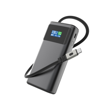 Logotrade korporatīvās dāvanas foto: Quantum RCS īpaši ātra PD45W 10.000mAh pārnēsājamā baterija ar ekrānu