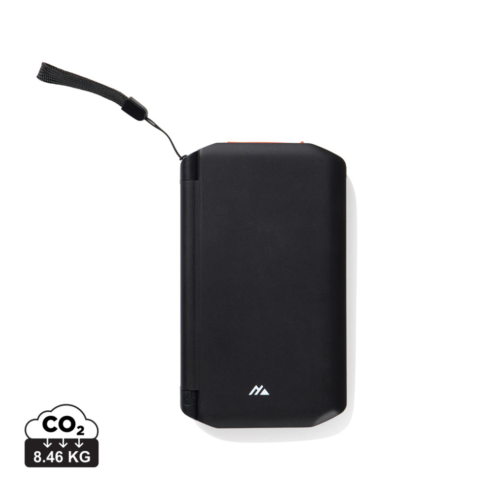 Logotrade korporatīvās dāvanas foto: Nordic Drift Titan 10.000mAh saules enerģijas lādētājs ar 3 paneļiem