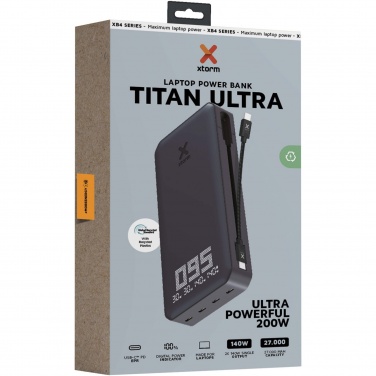 Логотрейд pекламные подарки картинка: Xtorm XB403 Titan Ultra портативное зарядное устройство для ноутбука емкостью 27 000 мАч и мощностью 200 Вт