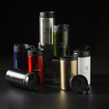 Логотрейд pекламные продукты картинка: Термокружка Thermo Can RCS Recycled Steel 300 мл