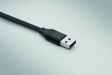 Логотрейд бизнес-подарки картинка: 60W cable keyring recycled ABS