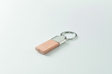 Логотрейд бизнес-подарки картинка: Key ring with rubber wood
