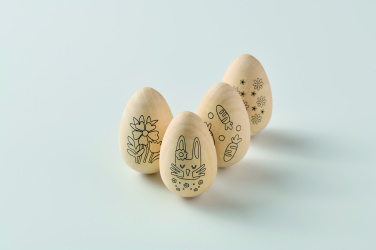Логотрейд pекламные продукты картинка: Wooden eggs painting set
