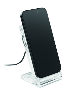 Логотрейд pекламные продукты картинка: Acrylic wireless charger 15W